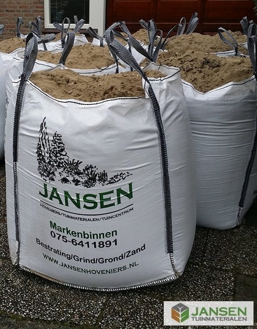 De lucht Weglaten Ideaal Straatzand Big Bag (1m3) – JansenTuinmaterialen.nl